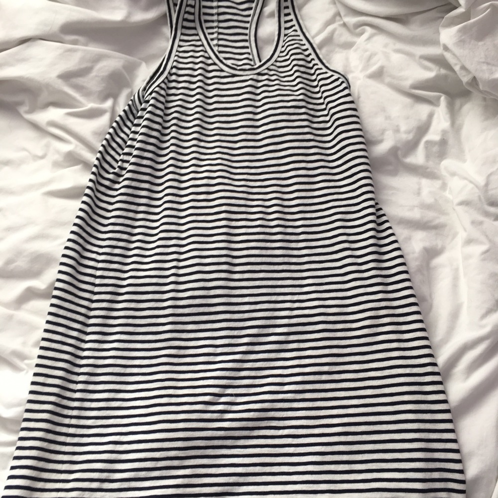 JCrew striped midi dress